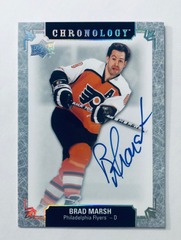 2018-19 Upper Deck Chronology Auto Brad Marsh #FH-PH-BM Philadelphia Flyers